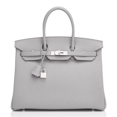 blue agate hermes birkin|Hermes Birkin 35 Verso Gris Mouette Blue Agate Exclusive.